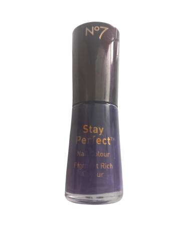 Boots No7 Stay Perfect Nail Polish Varnish Violetta 70