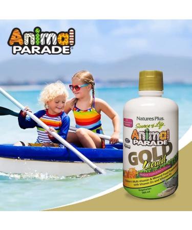 Nature's Plus Source of Life Animal Parade Gold Liquid - Tropical Berry 30 fl oz - Buy Online on GoSupps.com