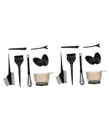 Mikinona Mikinona 16 Piece Clip-On Ear Covers for Girls - Hair Colouring - Hair Colouring - Black Hair Styling with Ear