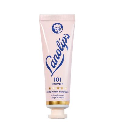 Lanolips 101 Ointment Multi-Balm  Original Superbalm - Contains Pure Lanolin Oil for Smooth  Hydrated  & Healthy Lips - Natural Lip Balm for Dry Lips  Cuticles  & More (.52 oz) 0.52 Ounce (Pack of 1)