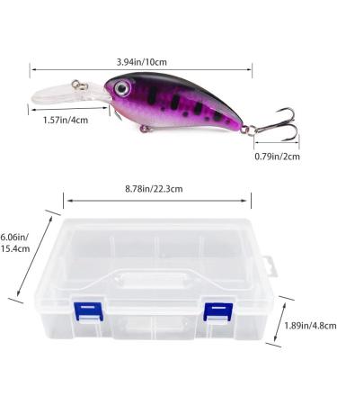 17-Piece Fishing Bait Set - Crankbaits Deep Diving Wobblers & Bait Box for Pike Trout & Sander - Top Fishing Accessories - Buy Online on GoSupps.com