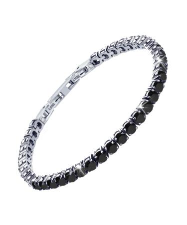 Magnetic Bracelet for Women Beauty Titanium Steel Magnetic Bracelets Bracelets Magnetic Women Tennis Bracelet (Black)