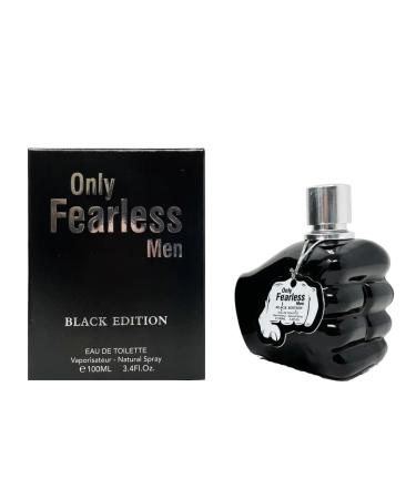 Designer Inspired Men's Colognes (only fearless black edition) 3.4 Fl Oz (Pack of 1)