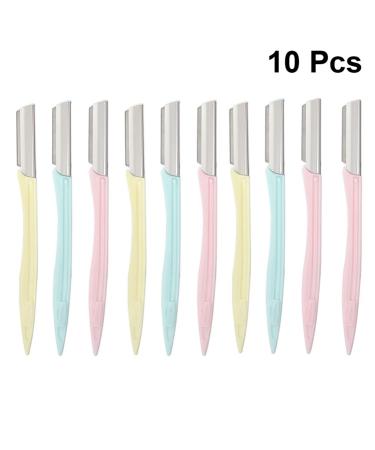 Pretyzoom 10-Part Razor Set | Portable Eyebrow & Facial Trimmer for Women | Best Eyebrow Makeup Tool - Buy Online on GoSupps.com