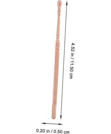 FOMIYES Earwax Remover Kit for Kids - Stainless Steel Ear Cleaning Tools & Earring Spoons | Multifunctional Ear Wax Scoop Set in Pink - Buy Online on GoSupps.com