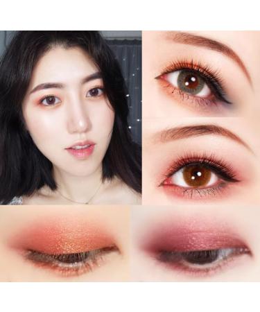 10 Colors Glitter Eyeshadow Palette Glitter/Nude Eyeshadow Palette with Long Eyeshadow Brush Highly Pigmented Waterproof Sweatproof Multifunctional Eyeshadow Palette Build Natural Makeup (#10) - Buy Online on GoSupps.com