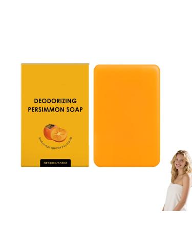 yxcully Khaki Soap - Natural Deodorant Soap for Body Odor Elimination Deep and Cooling Cleanser for Men and Women Soft and Moisturizing Eliminates Unwanted Odors (1 PCS)