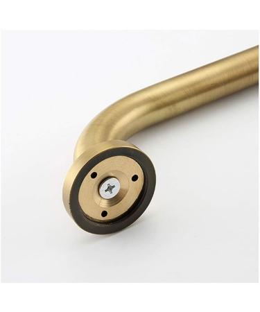 Bathroom Grab Bar Safety Support Rail 18-Inch Brass Grab Bars for Bathtubs and Showers Brushed Nickel European Carved Vintage Handrail Wal - Buy Online on GoSupps.com
