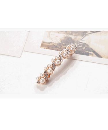 Careor Perlen-Haar-Spangen Set | Fashionable Alloy Hair Clips with Artificial Pearl | Perfect Gift for Birthdays & Weddings | Stylish Hair Accessories for Women - Buy Online on GoSupps.com