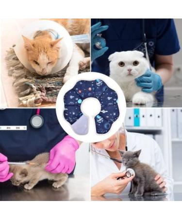 Doryum Cat Cone Collar Cat Recovery Collar Adjustable Cat Soft Cone Collar Pet Protective Cotton Cone Elizabethan Collar for Cat Pet Protective Collar Cat Cones After Surgery (Medium) - Buy Online on GoSupps.com
