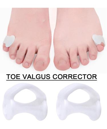 QEOTOH 10pcs Silicone Toe Separator Hallux Valgus Care & Ectropion Relief Devices for Optimal Comfort - Buy Online on GoSupps.com