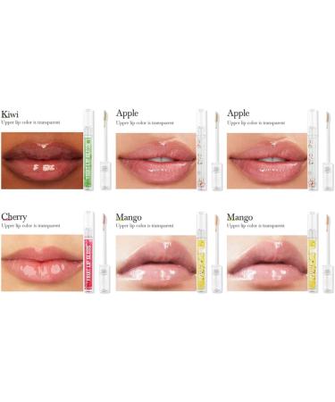 HADAVAKA Moisturizing Lip Oil Fruit Lip Gloss Plumper Clear Lip Oil Fruit Liquid Lip Oil Replenishes Water Hydrates Lip Glaze NonSticky Liquid Lipstick Can Keep Your Lips Plumper - Buy Online on GoSupps.com