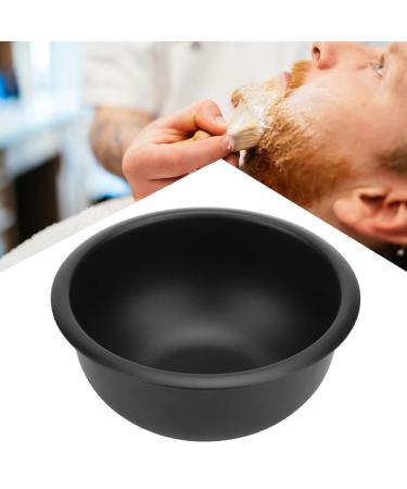ZJchao portable beard rasis ticyan peel for men foam cream bowl black made of high-quality ferrol government compact size for storing and removing shaving foam (black)