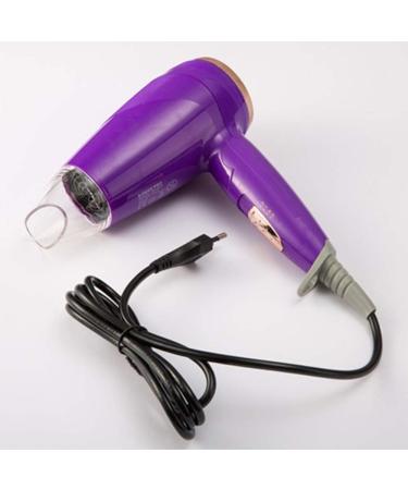 1000W Compact Blow Dryers Hair Dryer Travel Lightweight Hairdryer Folding Hairdryer Temperature Hair Dryer Hot/Cold DC Motor 3 Speeds Overheat Protection Portable for Home Use Travel Purple small gift - Buy Online on GoSupps.com