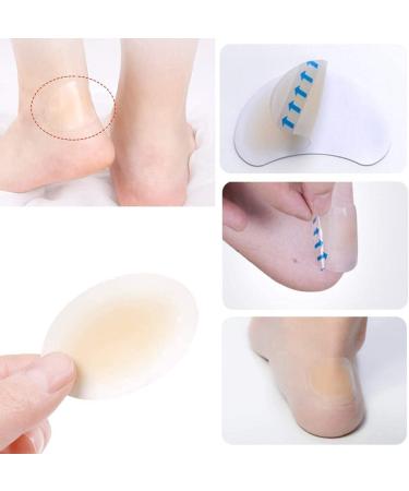 Invisible Hydrocolloid Gel Blister Bandages - 15 Count Pack for Heel, Foot, Toe - Blister Cushion Pad - Skin Guard - Blister Plasters - Buy Online on GoSupps.com