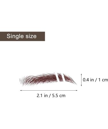 Beavorty 42 pcs eyebrow stickers make up kit Makeup Brow Sticker Artificial Eyebrow Tattoos 6d hair applique - Buy Online on GoSupps.com