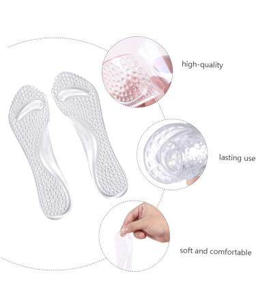 NOLITOY Non-Slip Massage Mat Insoles 6 Pairs Gel Arch Support Cushions for Ladies' Shoes | Ultimate Foot Care & Comfort Inserts - Buy Online on GoSupps.com
