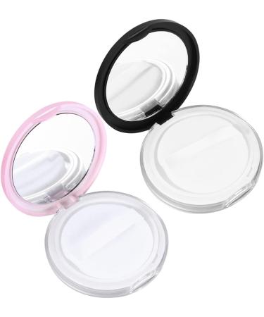 minkissy 8 Sets Powder Puff Storage Box Powder Puff Storage Container Makeup Sponge Holder Circle Mirrors Makeup Sponges Round Makeup Egg Sponge Loose Powder Compact Container Puff Holder - Buy Online on GoSupps.com
