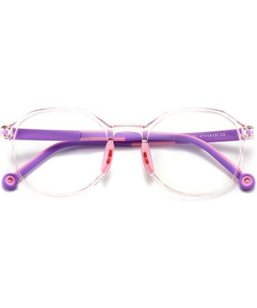 TR90 Anti Blue Light Glasses for Kids Anti-eyestrain UV Anti-glare Glasses Computer Reading Glasses for Students Age 4 10 Black Red - Buy Online on GoSupps.com