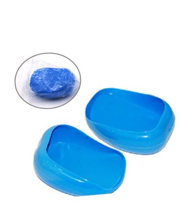 FOMIYES 50 Sets/100pcs Salon Ear Protection Salon Ear Covers Disposable Earmuff Ear Cover Ear Shield Tool Hair Dye Earmuffs Blue Supplies Hair Color DIY Tools Ear