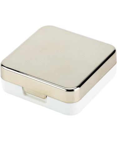 Shop Cute Golden Reflective Contact Lens Case Set - Travel Kit Box for Optimal Eye Care - Buy Online on GoSupps.com
