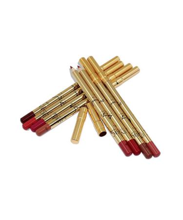 8PCS Waterproof Lip Liner Pencil Kit | Long Lasting Retro Lipstick Pen Set | Smooth & Sweat-proof Cosmetic Collection - Buy Online on GoSupps.com