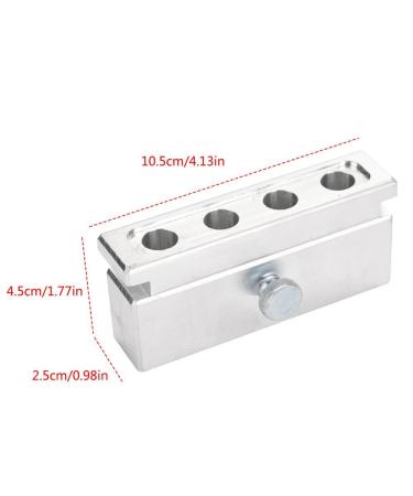 4 Cavity DIY Aluminum Alloy Lipstick Mold - Single-Color Lip Balm & Lip Gloss Tool for Easy Customization - Buy Online on GoSupps.com