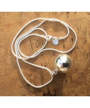 Silver Harmony Ball Necklace Kit - Mexican Bola Pregnancy Gift - Buy Online on GoSupps.com