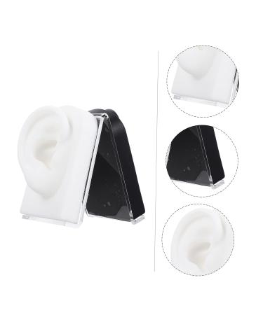Healvian Silicone Ear Model Set - Jewelry Earrings Display & Studs Mold - 3D Imitation Real Ear - 8x5cm - Assorted Colors - Buy Online on GoSupps.com