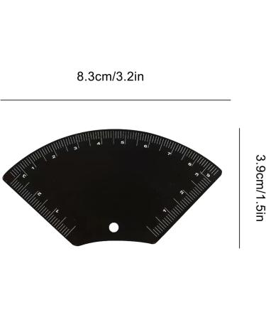 Ziennhu Eyebrow drawing tool quick use eyebrow measuring ruler cosmetic accessory for dressing table spa office sleep travel parties wedding hairdresser bag travel wedding outdoor Dr - Buy Online on GoSupps.com