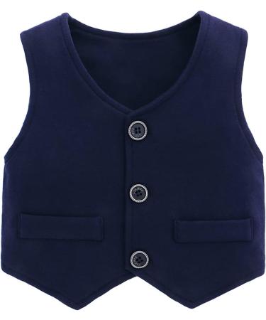 Famuka Baby Boy Formal Outfit Suit | Gentleman Tuxedo 3 PCS | 24 Months Navy - Buy Online on GoSupps.com