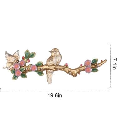Rack for Wall Wall-Mounted Coat Rack Clothes Bedroom Shoe Cabinet Living Room Hook Creative Bird Wall Hanging Coat Rack (Color : Brass) - Buy Online on GoSupps.com
