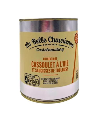 La Belle Chaurienne Goose Cassoulet Tin 840g (1)