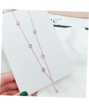 CALLARON Necklace Women Black Choker Black and White Double-sided Pendant Korean Version Miss Clavicle Chain - Buy Online on GoSupps.com