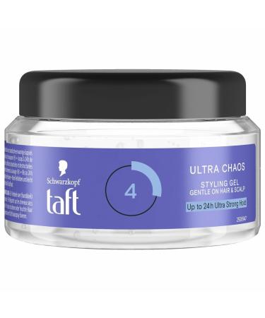 Schwarzkopf Taft Ultra Strong Power Gel - Ultra Chaos - Pack of 3 (3 x 250 ml)