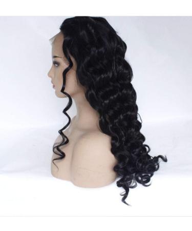 BGHJUE N Black Long Roll Synthetic Wig for Women - Heat Resistant Left Side Part High Density International Shipping - Buy Online on GoSupps.com