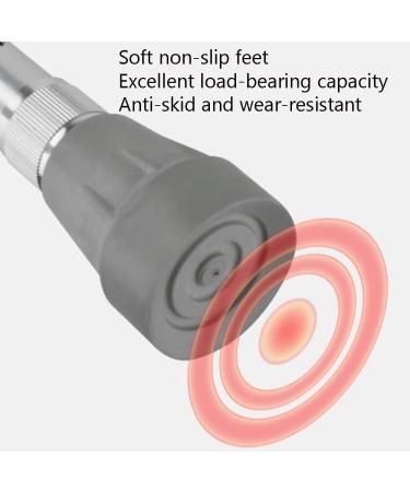 Aluminum Forearm Crutches for Adults Arm Crutch with Non-Slip Head Ergonomic Cane Walking Crutches Retractable Adjustable Wear-Resistant (Color : 2pcs) Anniversary Lucky Star - Buy Online on GoSupps.com