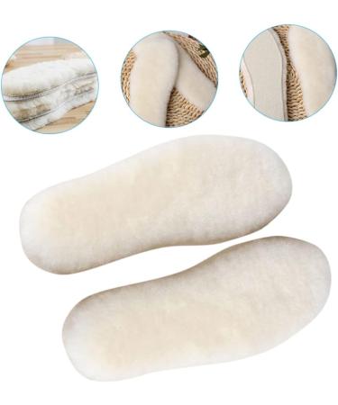 FOMIYES 5 Pairs Wool Insoles - Comfortable Winter Fleece Inserts for Boots | Unisex Shoe Soles for Enhanced Warmth - Buy Online on GoSupps.com
