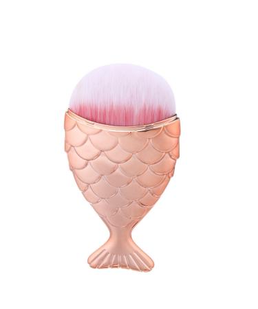 Katpost 1 Pcs Mermaid Diamond Makeup Brushes Eye Makeup Brush Professional Makeup Brushes for Foundation, Blush, Eye Concealers