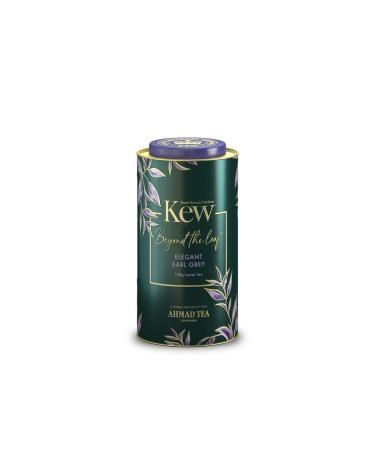 Ahmad Tea & KEW Gardens Elegant Earl Grey Caddy | Black Tea - 100g Loose Leaf Tea