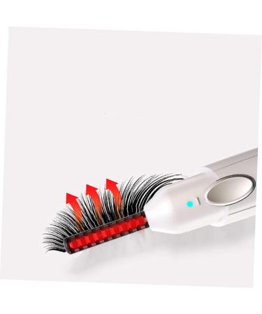 1 Set Eyelash Curler Eyelash Holder Makeup Tool Beauty Tool Electric Eyelash Curling Tool Heated Curler Clip Abs Portable White - Buy Online on GoSupps.com