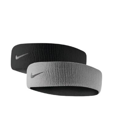 Nike Reversible Home and Away Headband 1 Count BLACK | GRAY
