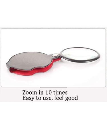 Portable Collapsible Reading Magnifier 10X Distortion-Free Optical Lens for Reading Inspection Needlework Repair Hobbies and Crafts Made in China - Buy Online on GoSupps.com