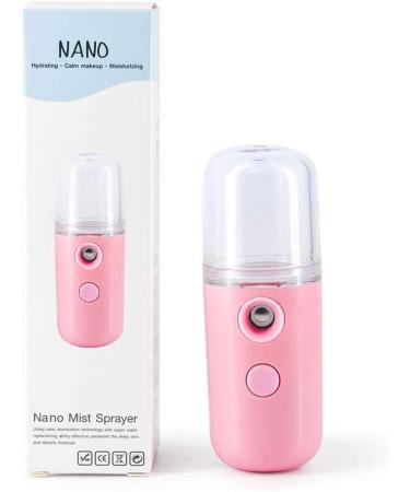 QPOLLY Mini Nano Pulv risateur Facial 30ML Vapeur Visage Vaporisateur Vaporisateur Portable Pulv risateur Brume pour Beaut Visage Humidificateur Soins de Peau Eau SPA Hydratant 1PCS Rose - Buy Online on GoSupps.com