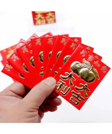 25pcs Red Envelope Chinese New Year Hong Bao Lucky Red Packet Spring Festival Hong Bao Lucky New Year Red Envelopes Gifts - Buy Online on GoSupps.com