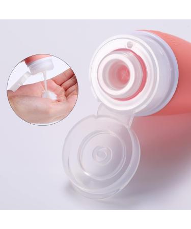 Silicone Travel Bottles 4 Pack 60ml Leak Proof Squeeze Refillable Portable Empty Travel Size Bottles Accessories Containers for Toiletries Shampoo Conditioner Lotion BPA Free and TSA Approved 60ml Yellow - Buy Online on GoSupps.com
