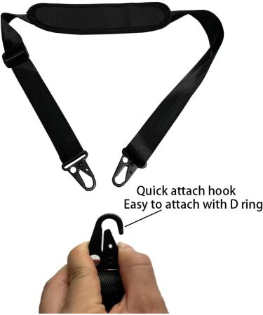 Dokoshia SUP Paddle Board Carrier Shoulder Strap - Adjustable Sling for Surfing & Paddle Board with Paded Bag Belt and Metal Hooks - Buy Online on GoSupps.com