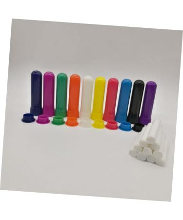 Healifty Nasal Inhaler Tube - 24 Sets | Empty Blank Sliver Tubes for Essential Oils - Buy Online on GoSupps.com