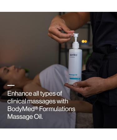 BodyMed Massage Oil 8 oz - Fragrance-Free All-Natural Arnica & Jojoba Oil Hypoallergenic Non-Staining Paraben Free - Ideal for Massage Therapy - Buy Online on GoSupps.com
