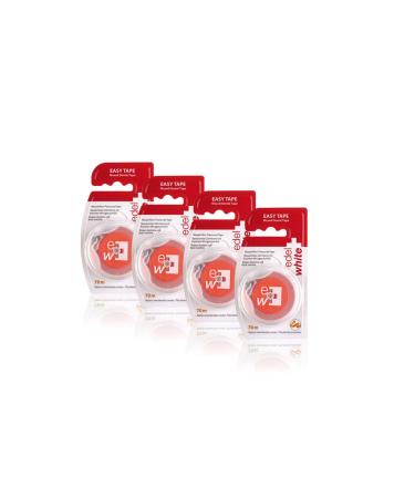 edel+white Easy Tape dental floss waxed 4 pieces